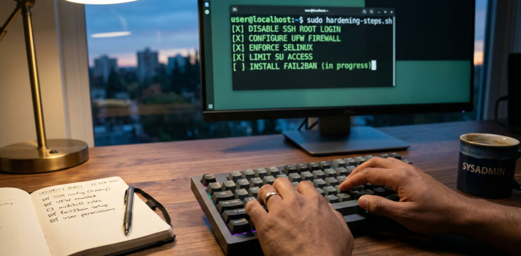 Linux security hardening checklist